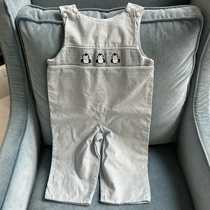 StellyBelly winter/ penguin smocked